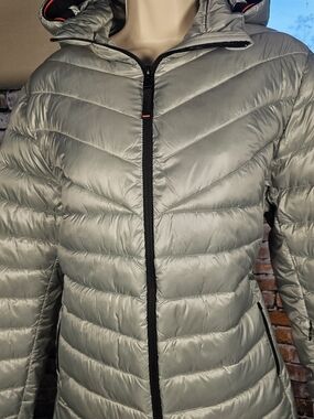 Bogner Fire + Ice Ayas-O Thermore Insulated Hooded Puffer Jacket NWT Sage XL 12